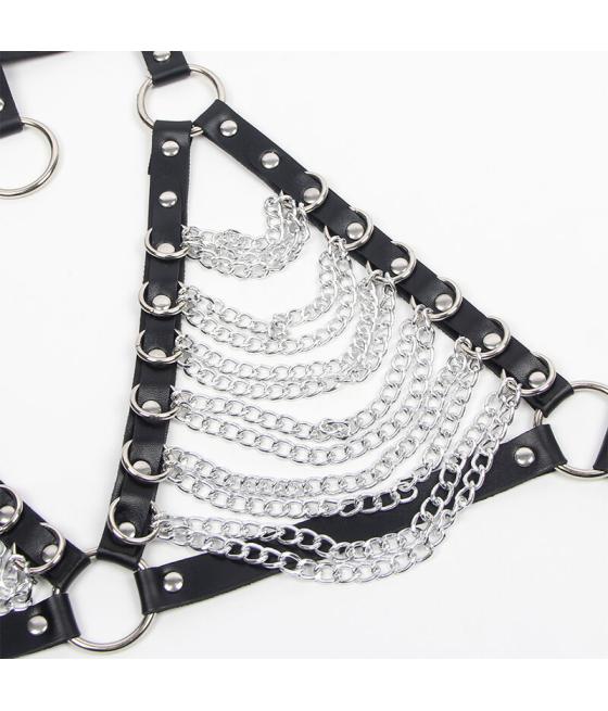 Subblime - arnÃs sujetador y collar con cadenas talla Ãnica