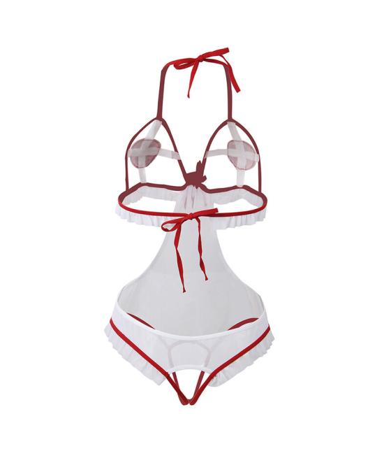 Subblime - disfraz de enfermera sexy sin entrepierna s/m
