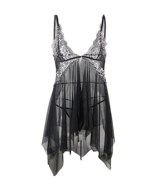 Subblime - babydoll tela tul pecho encaje s/m