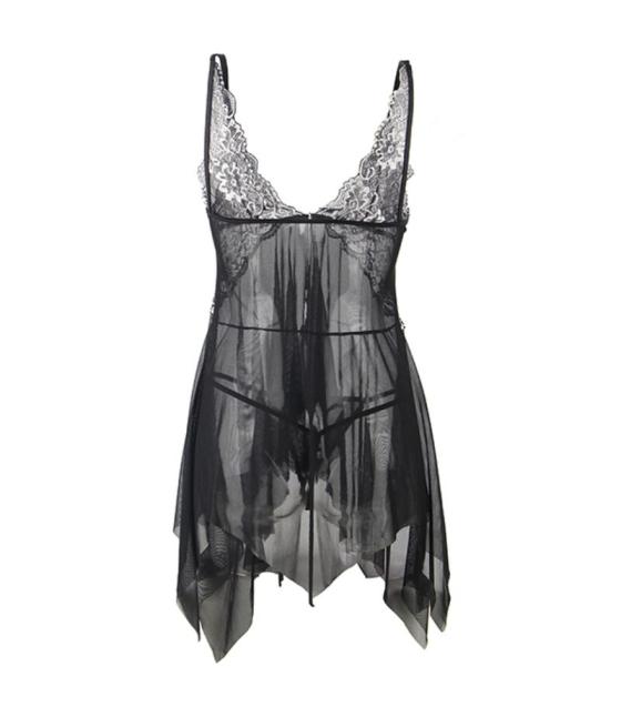 Subblime - babydoll tela tul pecho encaje s/m