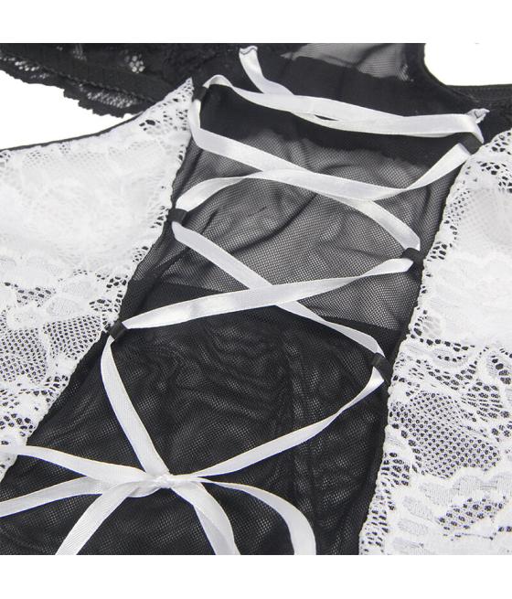 Subblime - disfraz sirvienta body s/m