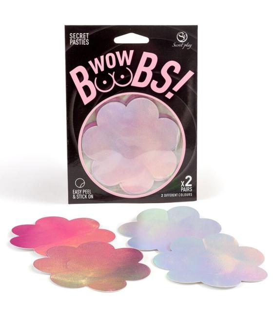 Secret play - wow boobs! cubre pezones flor