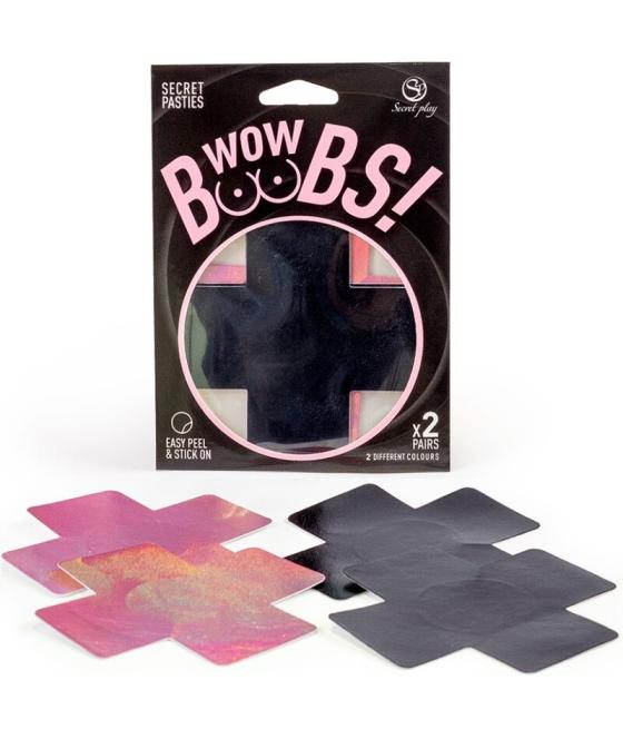 Secret play - wow boobs! cubre pezones x