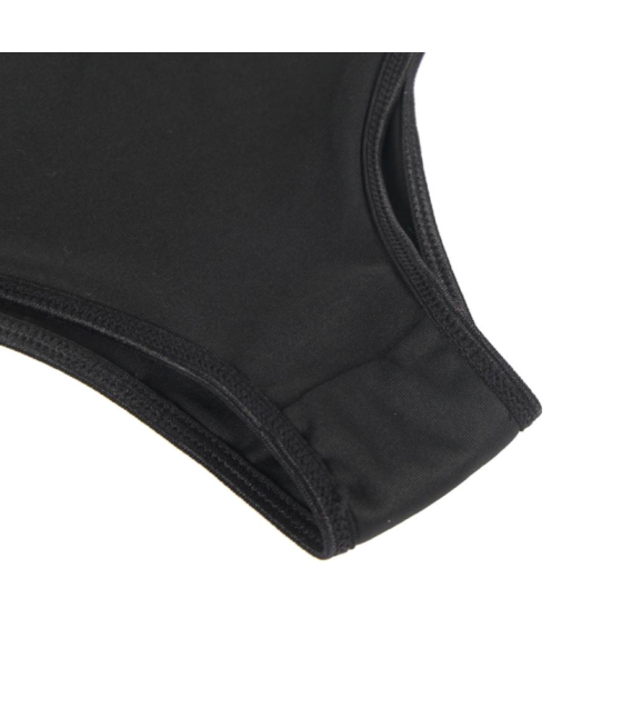 Subblime - set dos piezas sujetador transparencias y tiras s/m