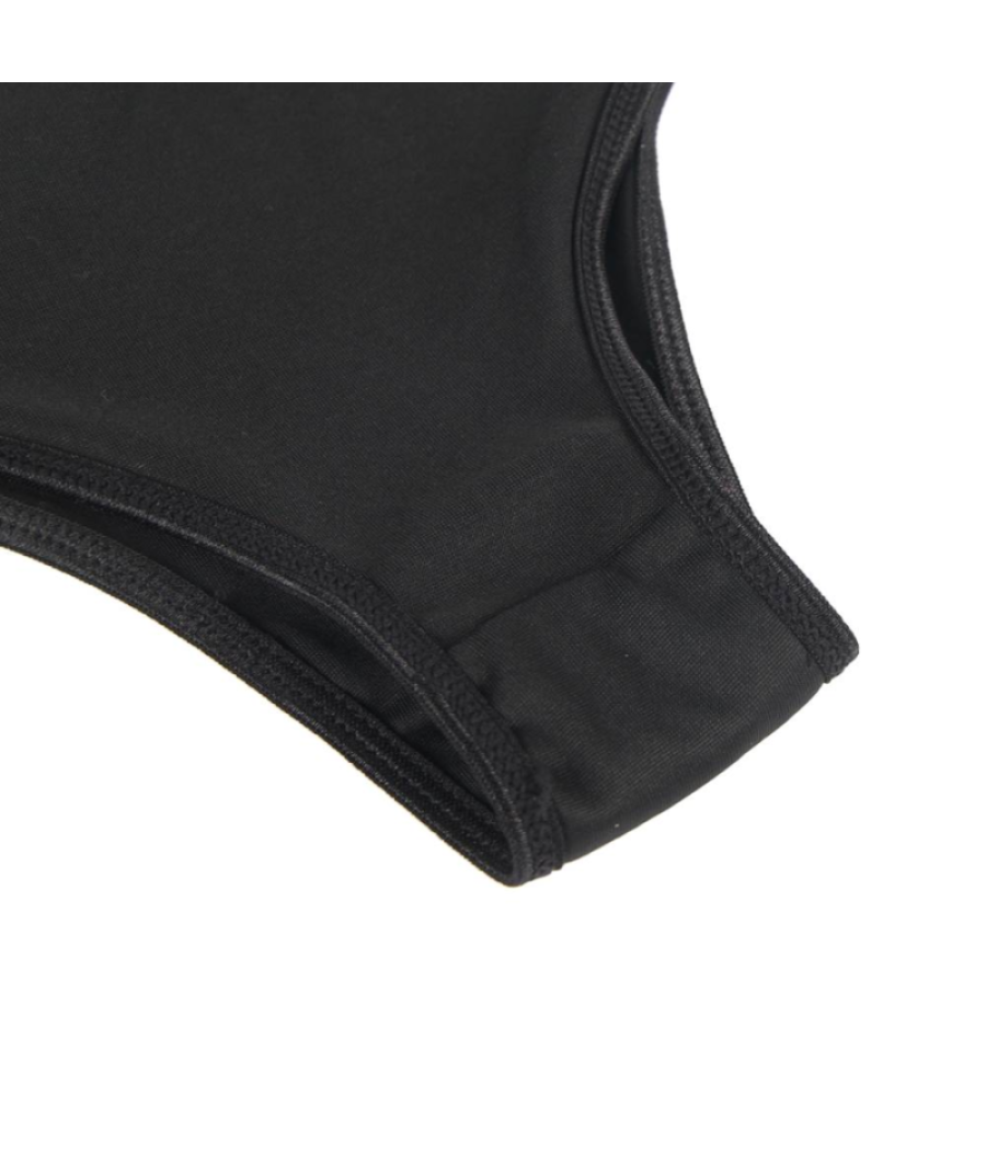 Subblime - set dos piezas sujetador transparencias y tiras s/m