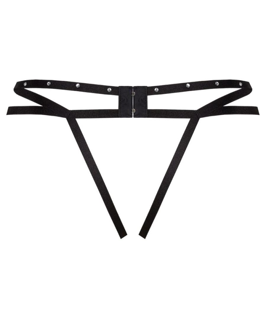 Livco corsetti fashion - nomade tanga crotchless negro s/m