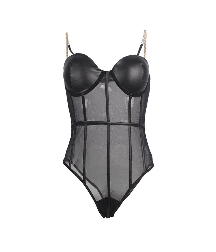 Subblime - body tirantas cadena negro s/m