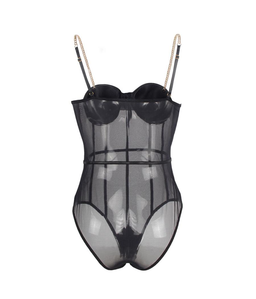 Subblime - body tirantas cadena negro s/m
