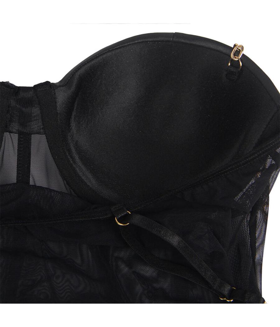 Subblime - body tirantas cadena negro s/m