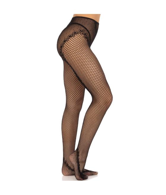 Leg avenue - medias rejilla sin entrepierna negro