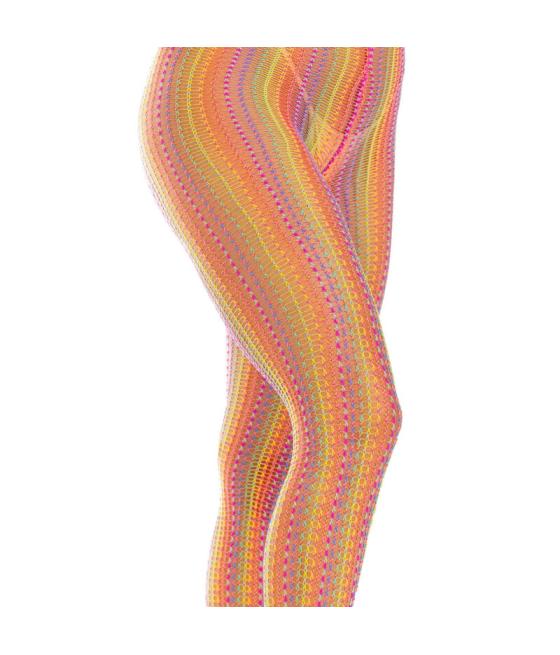 Leg avenue - medias de crochet multicolor