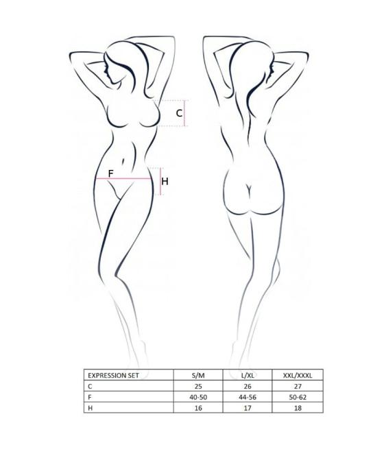 Passion - woman expression set talla s/m fetish