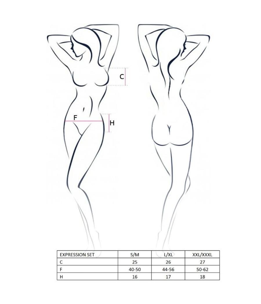 Passion - woman expression set talla s/m fetish