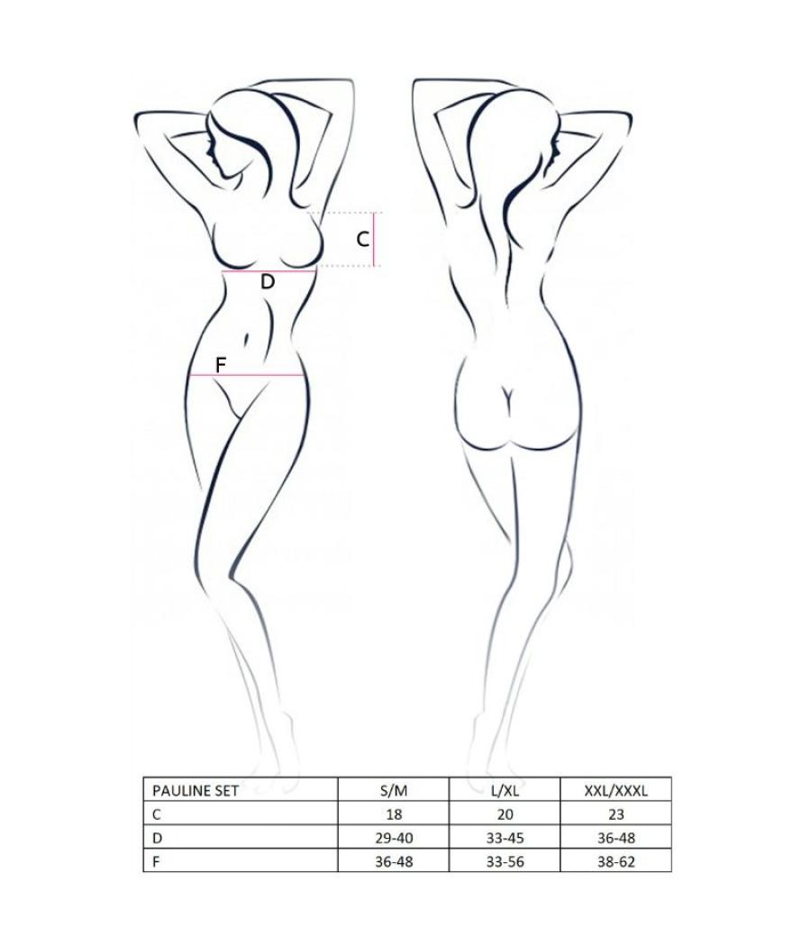 Passion - woman pauline set 3 piezas talla l/xl