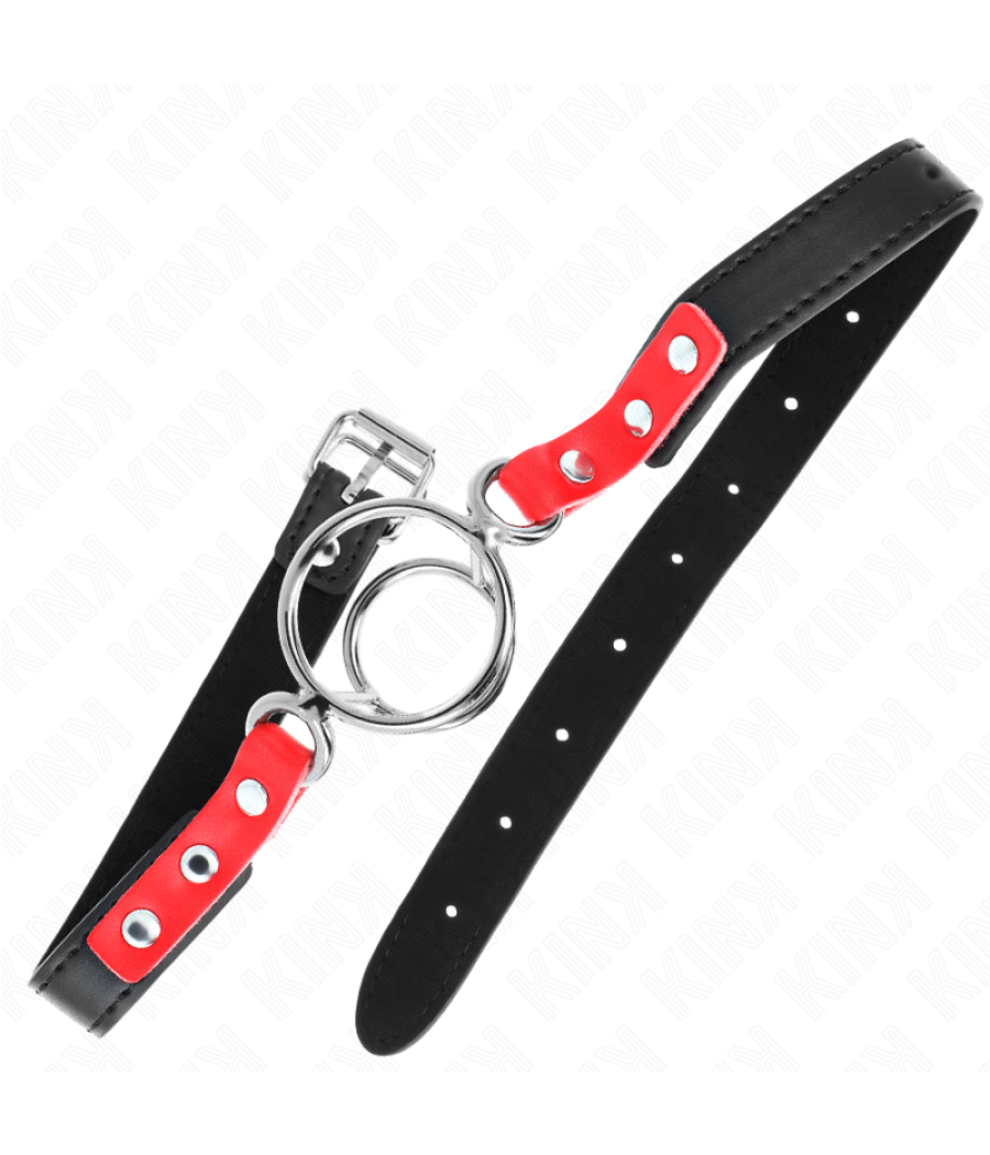 Kink - mordaza con mÃltiples juntas tÃricas 4 / 4.8 cm rojo ajustable 38 x 56 cm