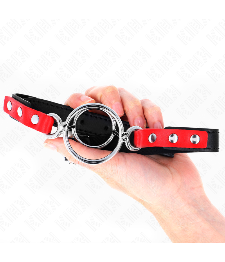 Kink - mordaza con mÃltiples juntas tÃricas 4 / 4.8 cm rojo ajustable 38 x 56 cm