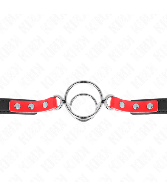 Kink - mordaza con mÃltiples juntas tÃricas 4 / 4.8 cm rojo ajustable 38 x 56 cm