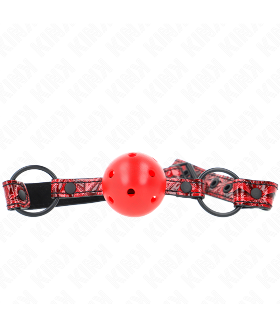 Kink - mordaza de bola 4.5 cm con patrÃn de diamante modelo 1 64.5 cm ajustable 42- 60 cm