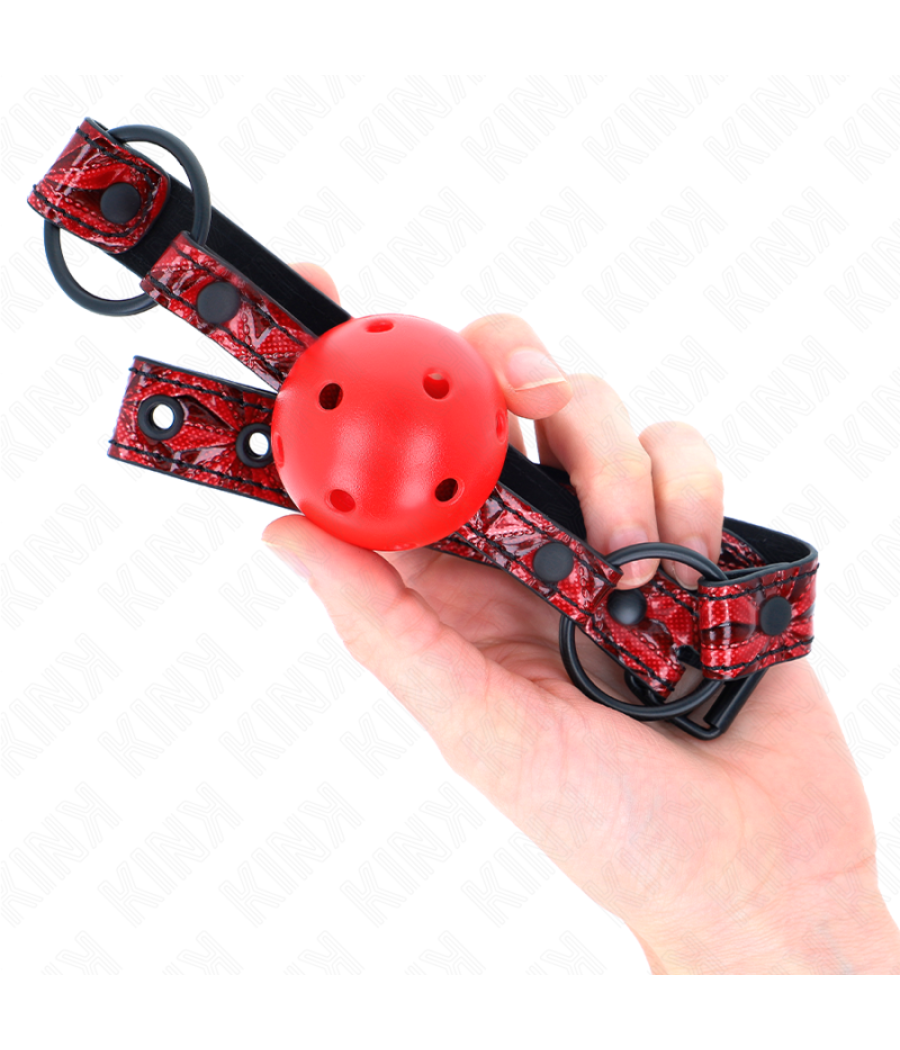 Kink - mordaza de bola 4.5 cm con patrÃn de diamante modelo 1 64.5 cm ajustable 42- 60 cm