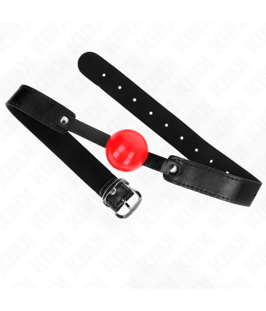 Kink - mordaza de bola 4 cm suave de tpe modelo 1 66 x 2.5 cm ajustable 41-61 cm