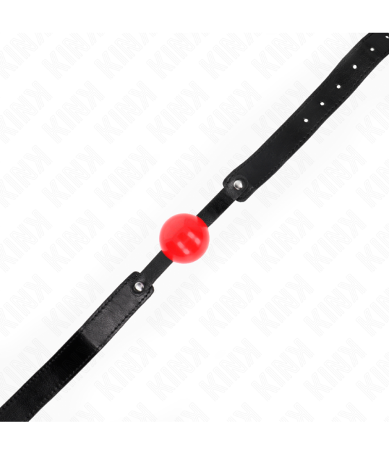 Kink - mordaza de bola 4 cm suave de tpe modelo 1 66 x 2.5 cm ajustable 41-61 cm