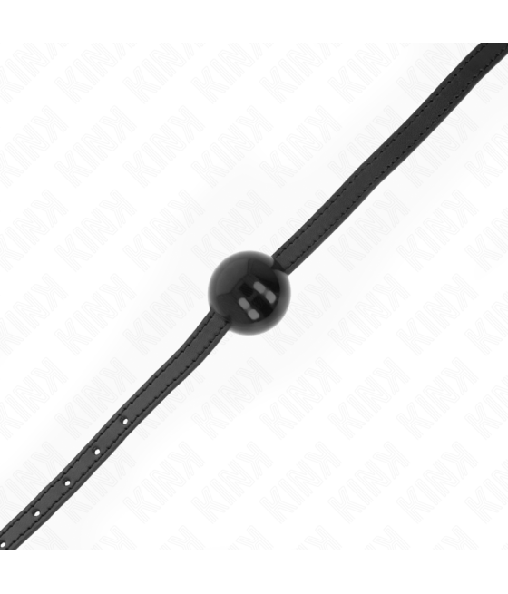 Kink - mordaza de bola 4 cm sÃlida simple negro 65 x 1.5 cm