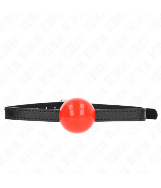 Kink - mordaza de bola 4 cm sÃlida simple rojo 65 x 1.5 cm