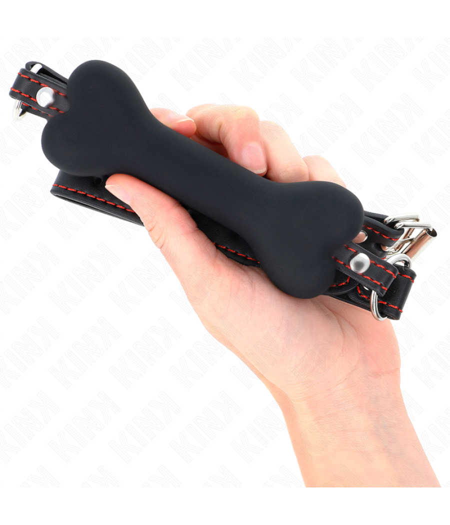Kink - mordaza de hueso 12 cm negro 63 x 2 cm