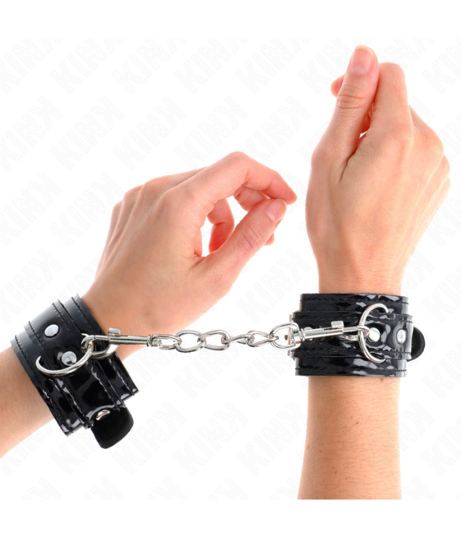 Kink - muÃequeras de neopreno brillante ajustable 17-24 cm x 4.5 cm