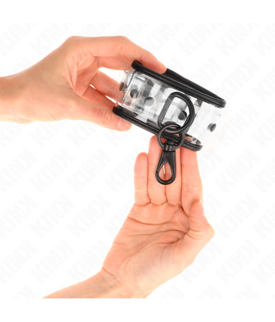 Kink - muÃequeras transparentes ajustable 18-30 cm x 5.5 cm