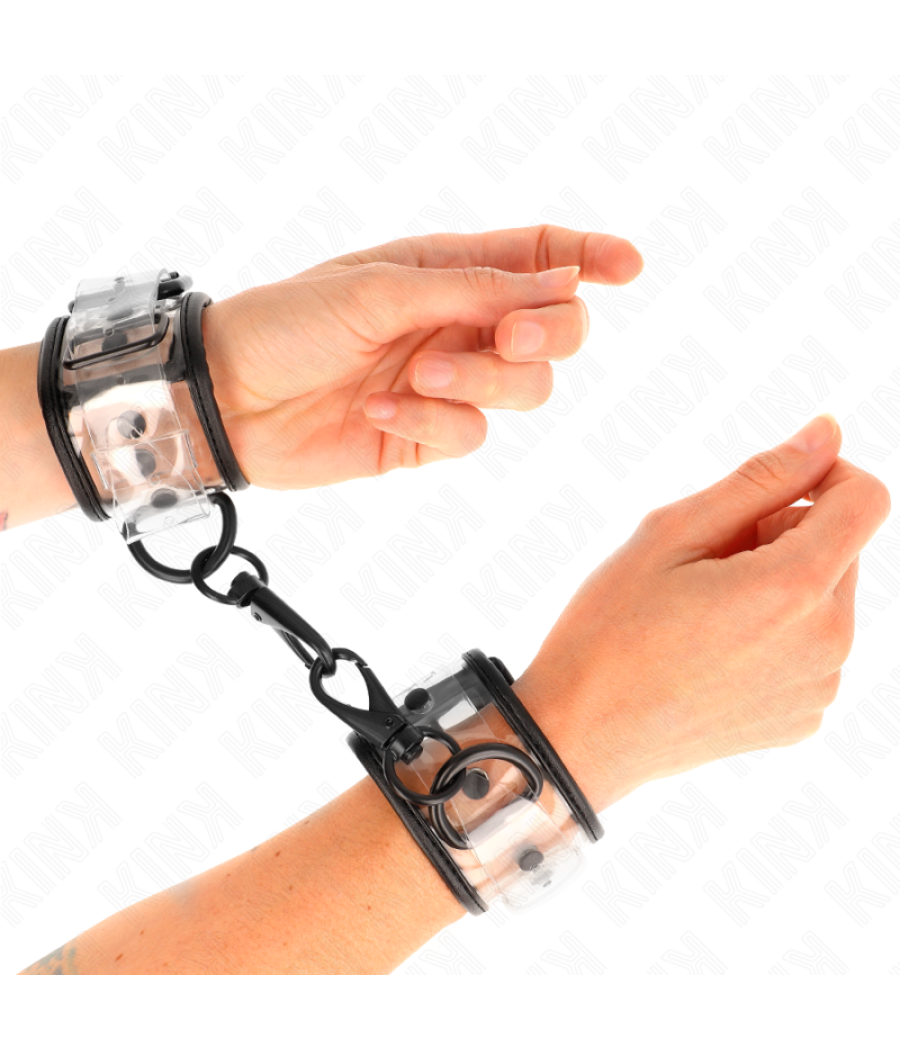 Kink - muÃequeras transparentes ajustable 18-30 cm x 5.5 cm