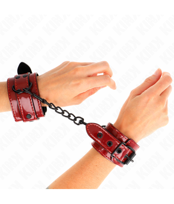 Kink - muÃequeras rojo oscuro 23 x 5 cm