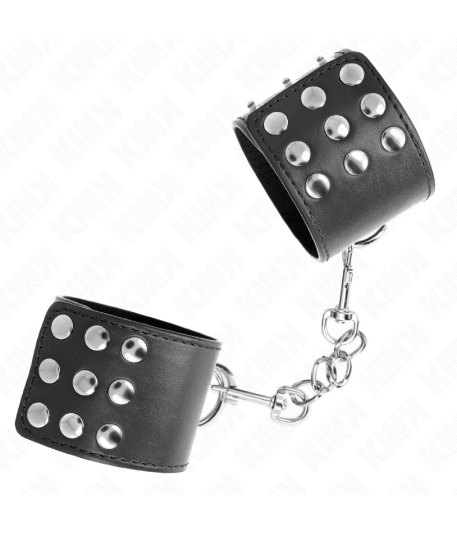 Kink - muÃequeras con cierre a presiÃn ajustable negro 19-24 cm x 5.5 cm