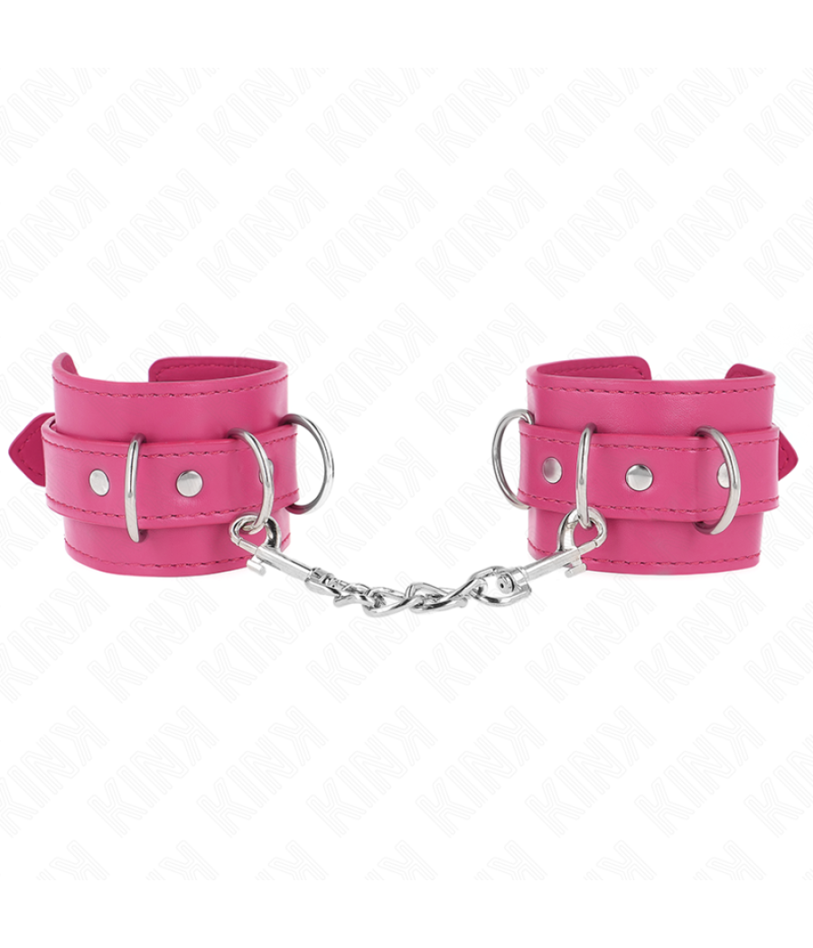 Kink - muÃequeras con 3 anillas en d ajustable rosa 17.5-25 cm x 6 cm