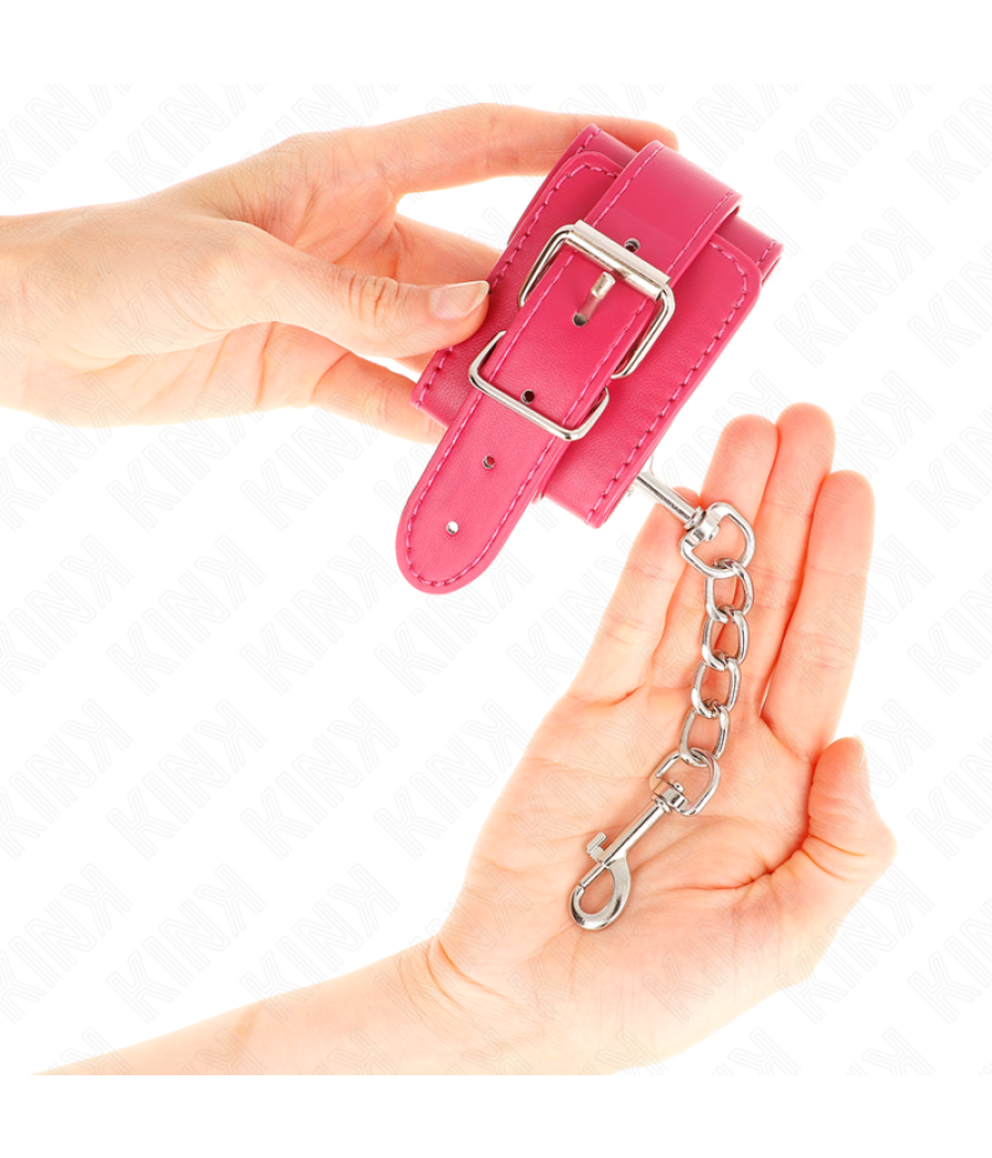 Kink - muÃequeras fucsia con detalles en fucsia ajustable 20-28 cm x 5.5 cm