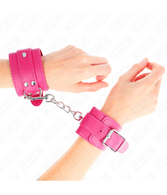 Kink - muÃequeras fucsia con detalles en fucsia ajustable 20-28 cm x 5.5 cm