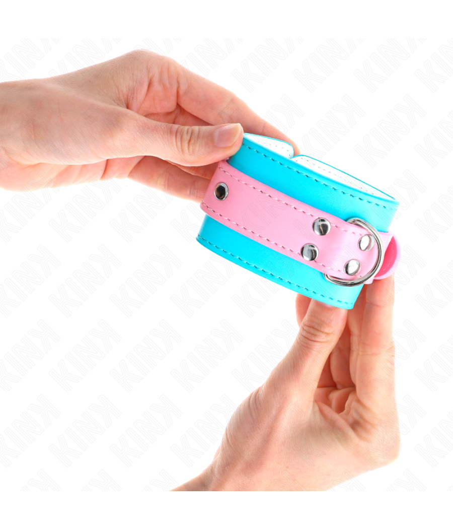 Kink - muÃequeras chic azul / rosa ajustable 16-28 cm x 5 cm