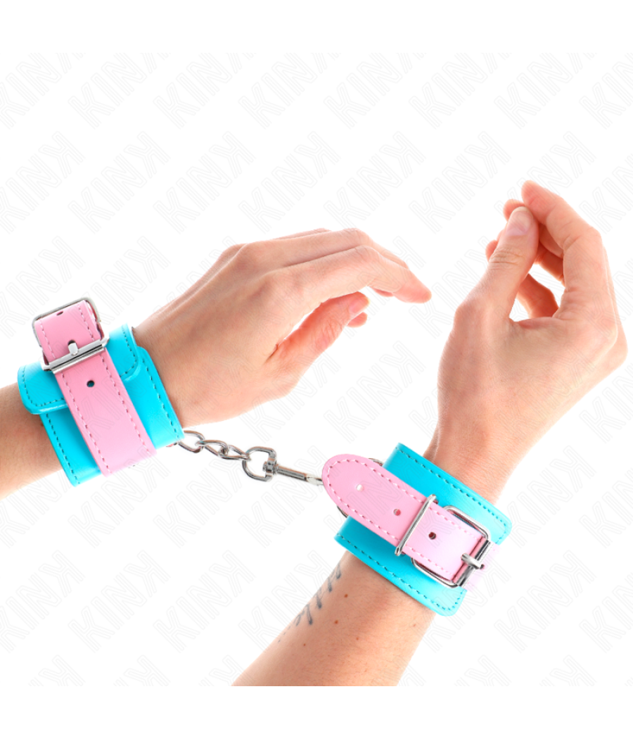Kink - muÃequeras chic azul / rosa ajustable 16-28 cm x 5 cm