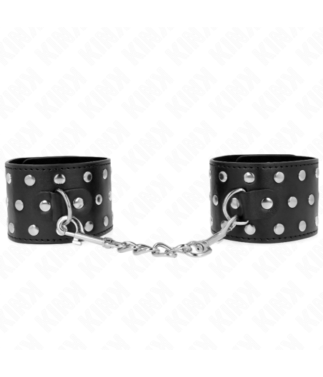 Kink - muÃequeras estilo punk ajustable 19-24 cm x 5.5 cm