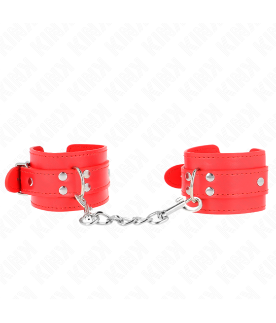 Kink - muÃequeras sencillas rojo ajustable 20-23 cm x 5.5 cm