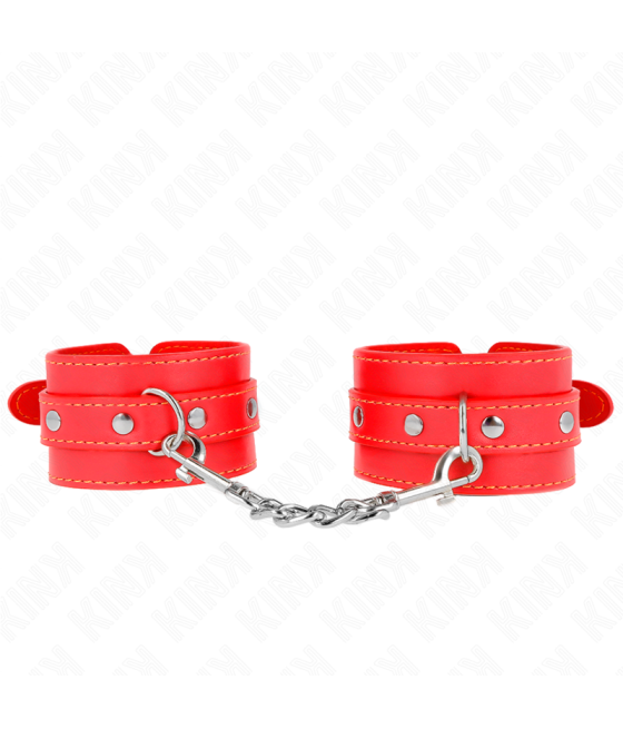 Kink - muÃequeras finas rojo ajustable 21-33 cm