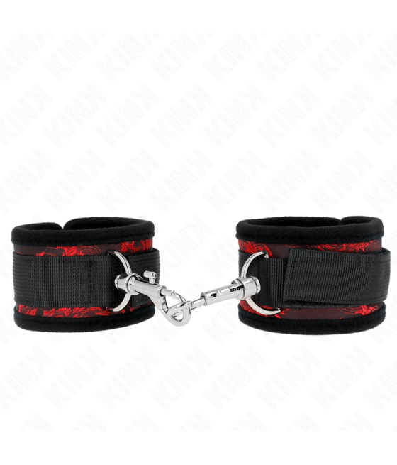 Kink - muÃequeras diseÃo escÃndalo rojo-negro