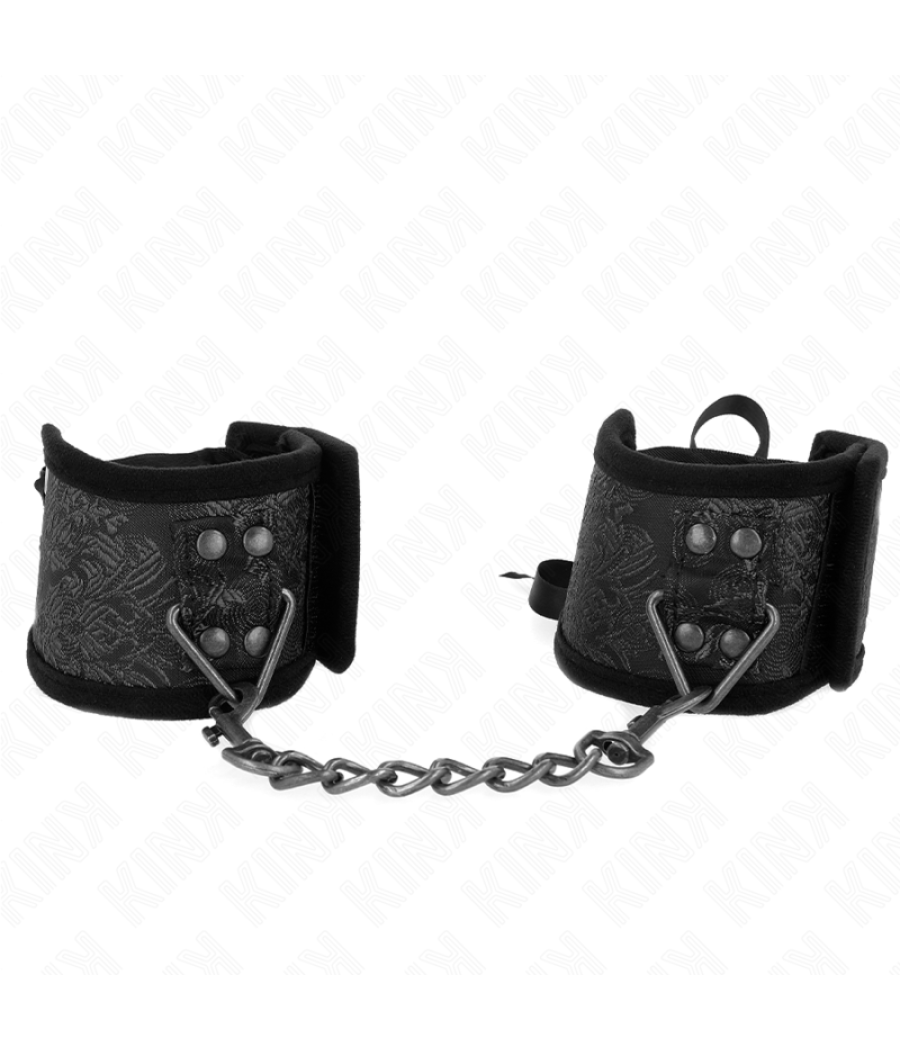 Kink - muÃequeras diseÃo escÃndalo negro detalle lazo 24.5 cm x 6.5 cm