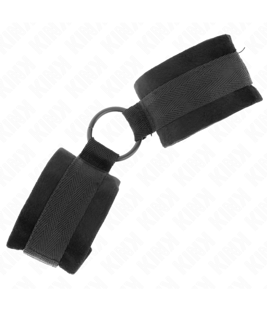 Kink - muÃequeras 25 cm para principiantes con anilla 4 cm negro ajustable 15-25 cm
