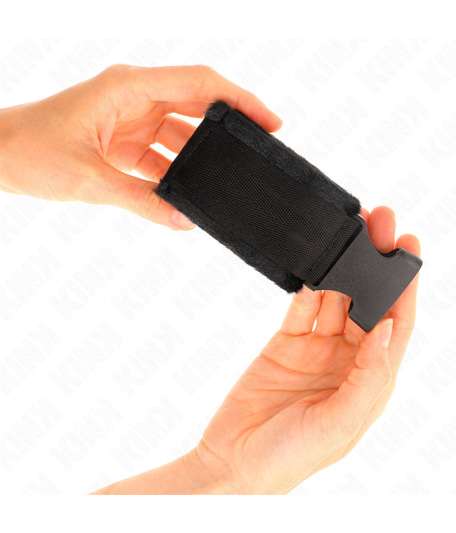 Kink - muÃequeras nylon negro modelo 1 ajustable 25-35 cm x 6 cm