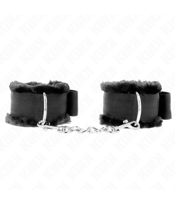 Kink - muÃequeras forrada negro ajustable 17-31 cm x 7 cm