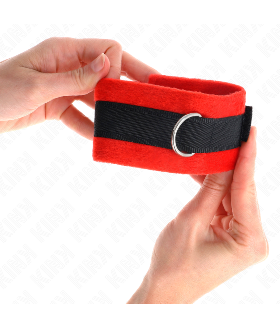 Kink - muÃequeras para principiantes negro-rojo 30 x 7 cm