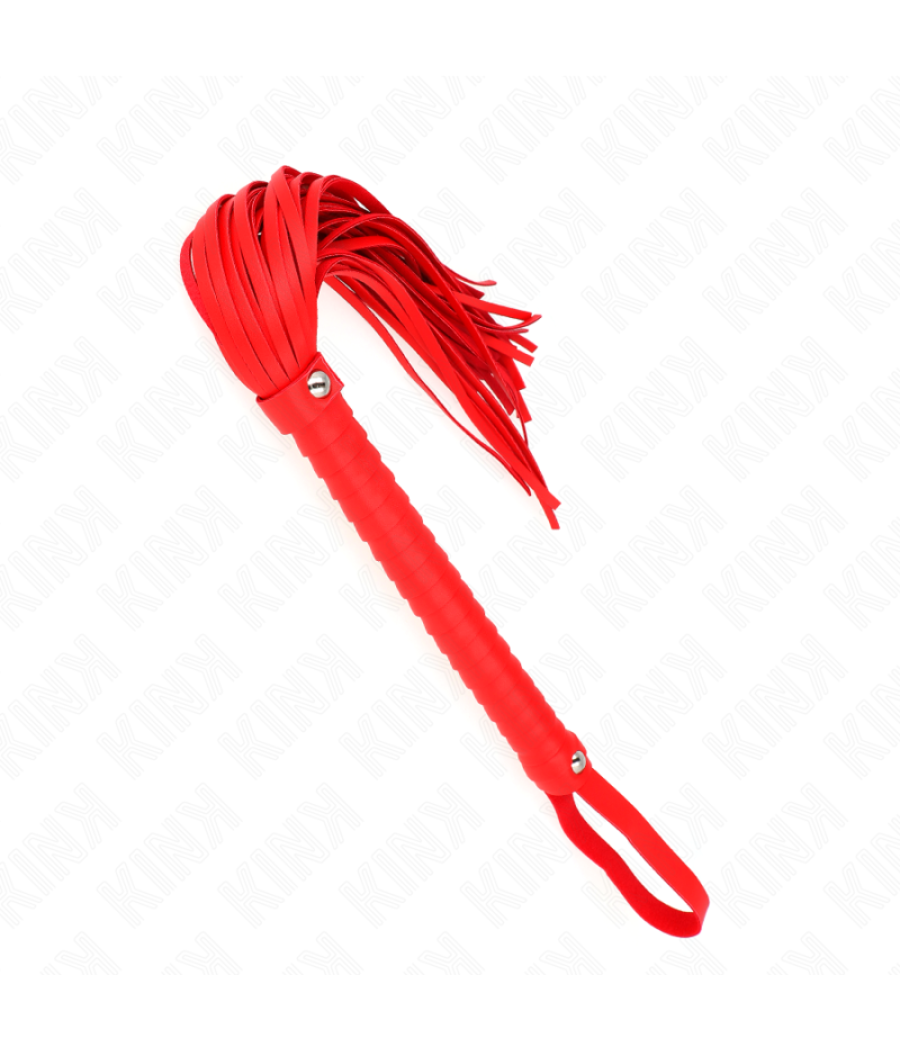 Kink - lÃtigo con mango texturizado rojo 48.5 cm