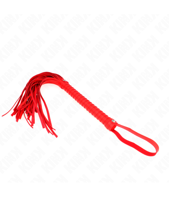Kink - lÃtigo con mango texturizado rojo 48.5 cm