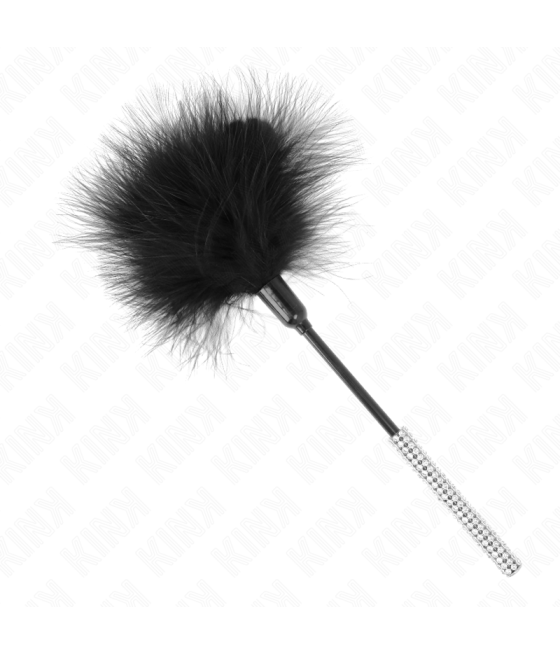 Kink - plumas para cosquillas con mango de diamantes de imitaciÃn 27 cm